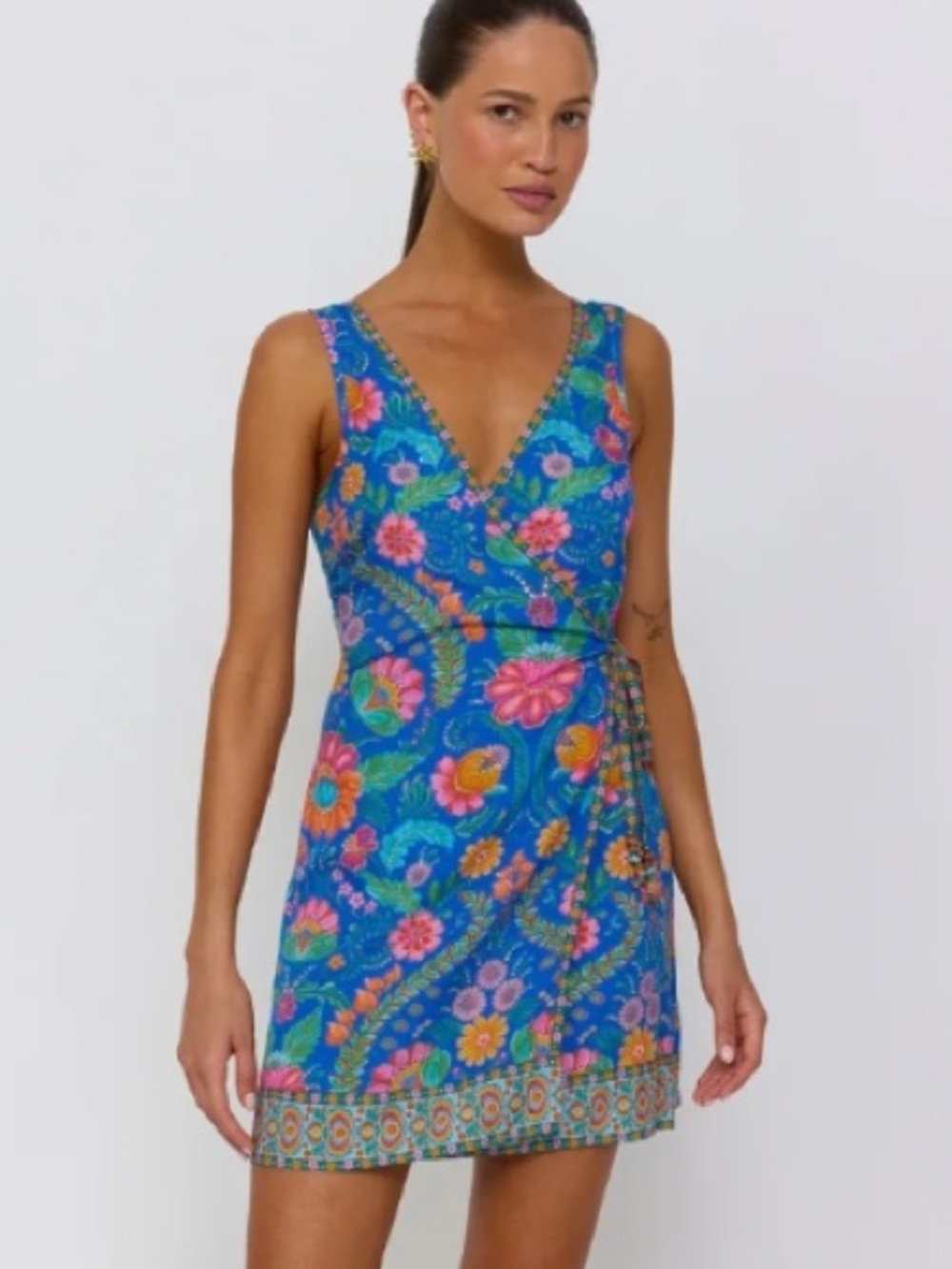 NINE LIVES BAZAAR WRAP DRESS